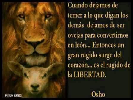 osho y el león