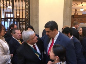 amlo y maduro